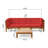 Acacia 3 - Person Patio Conversation Set with Cushions-1235358748