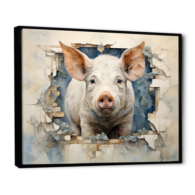 L'art des cochons I - décoration murale animal cochon
