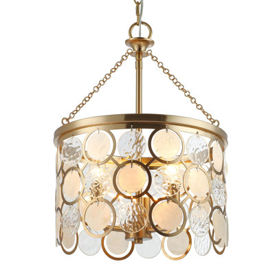 Luminaire suspendu tambour 2 lumières Vertina