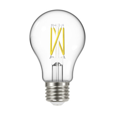Ampoule DEL simple à culot moyen de 6,5 watts (E26) Edison A19 - 800 lumens, 2700K et 80CRI