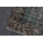 Grands tapis 5,2 x 9,2 pi, tapis rétro, tapis géométriques, tapis turcs, tapis vert en laine, tapis frais