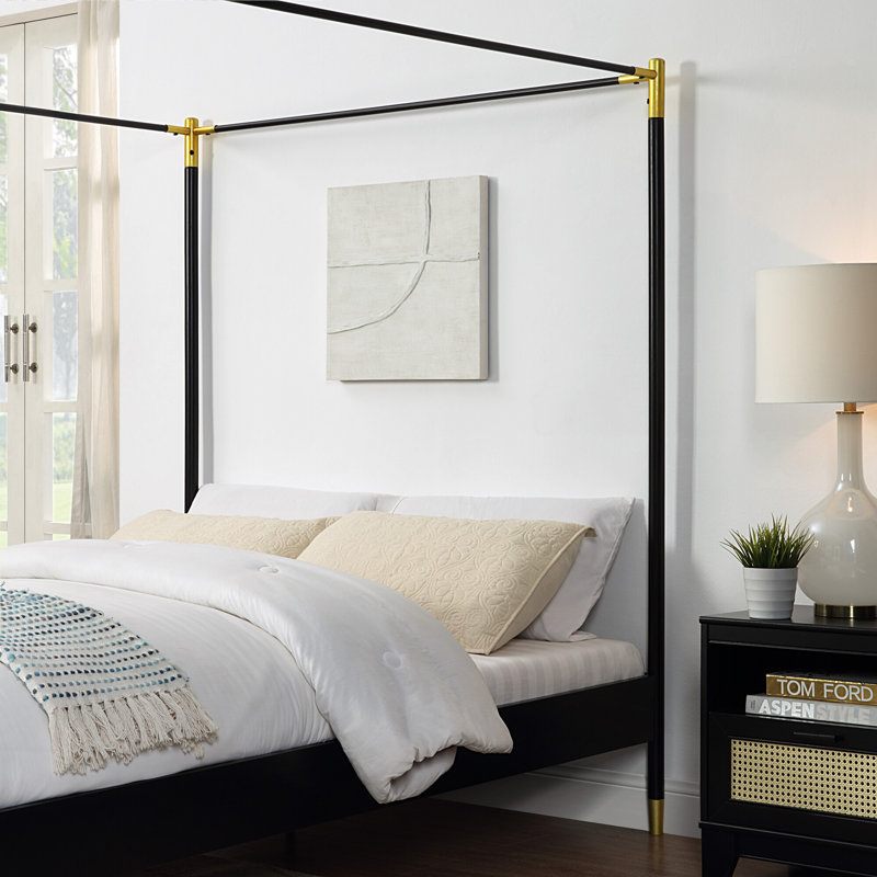 Lathem Metal Bed, King - DE (150 x 200 cm)