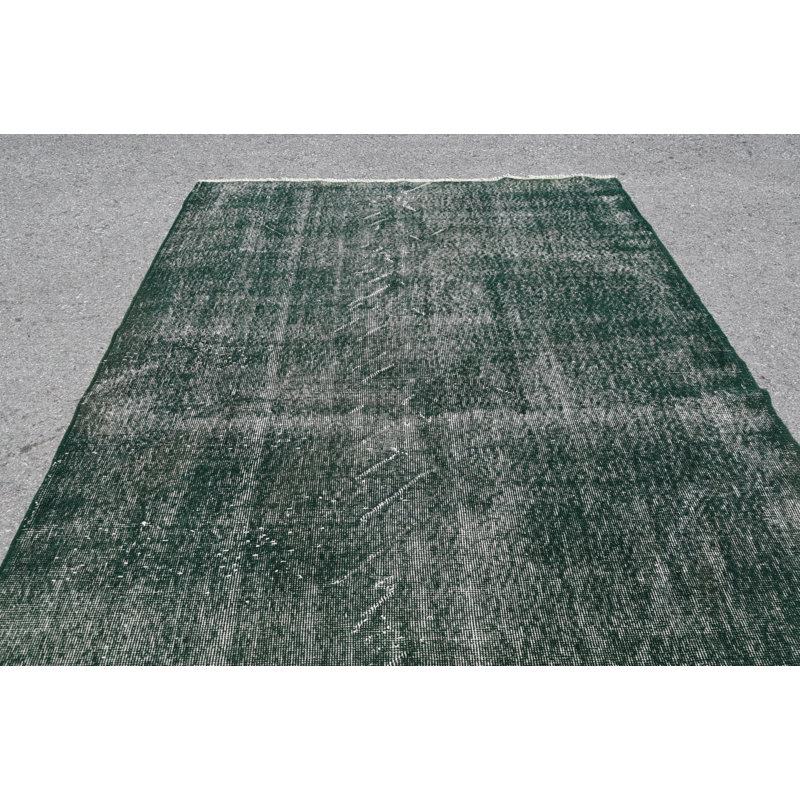 Tapis de chambre à coucher, tapis vert Boho, tapis rétro, tapis de 4,9 x 8 pi, tapis turc
