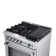 Lazio 30-inch Gas Range Stainless Steel, 5 Burners 70,000 BTU, 4.32 cu.ft. Convection Oven