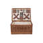 Wicker 6 Person Classic Fitted Picnic Hamper