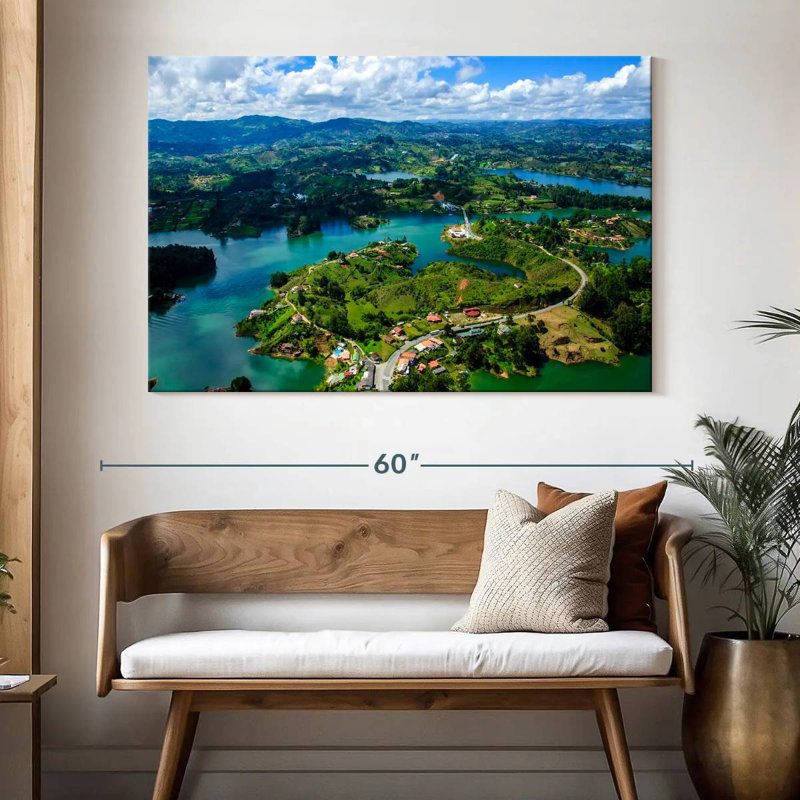 Vue aérienne de Nicci Medellin, H 34 po x l 51 po