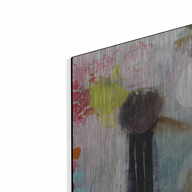 Orren Ellis «Changed My Mind 5» par Aleah Koury, art mural en métal, H 36 po x l 36 po