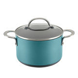 Anolon Achieve Hard Anodized Nonstick Saucepot with Lid, 4 Quarts