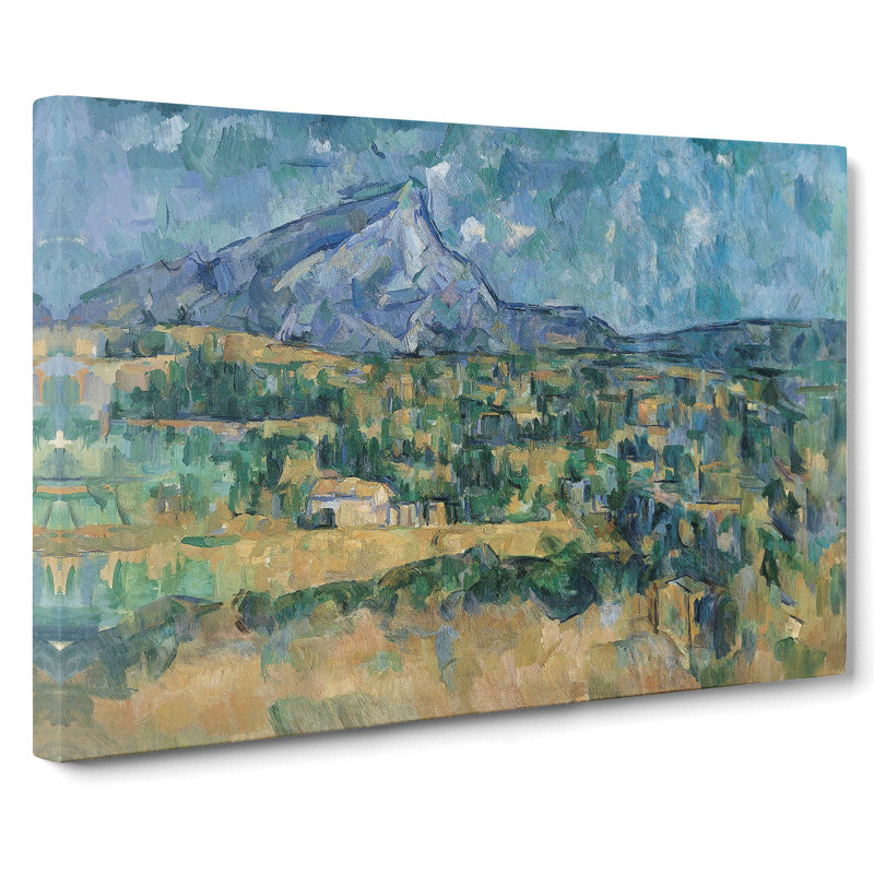 Mont Sainte-Victoire Vol.2 by Paul Cezanne - Wrapped Canvas Painting, 40cm H x 60cm W x 3cm D