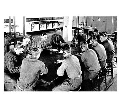 Learning the Morse Code Photographic Print