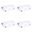 Sterilite Plastic Storage Containers with Latching Lids, Clear