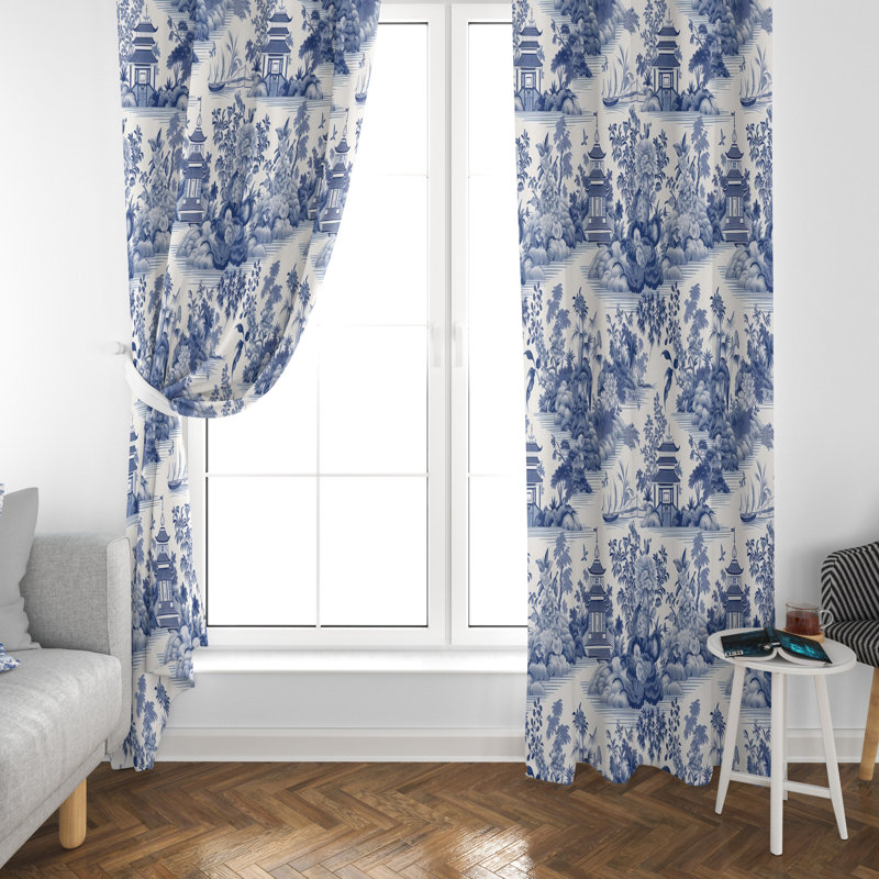 Barrus Room Darkening Curtain Pair, 40" W x 52" L