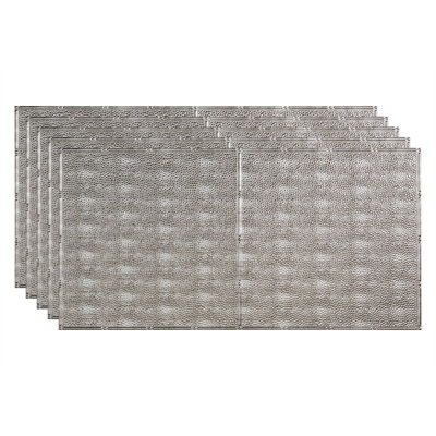 24.375 in. L x 48.375 in. W Textured Vinyl Glue Up Ceiling Tile Ceiling Tile In