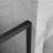 Goodyo 48"X72" Sliding Shower Door Combo W/ 48" White Acrylic Shower Base, Aluminum Framed Double Sliding Door, Tempered Glass Door, Matte Black