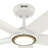 Hunter 44 inch Zentech Wi-Fi ENERGY STAR® Damp Rated 5-Blade Ceiling Fan with LED Light Kit and Handheld Remote-1025416645-1025416646