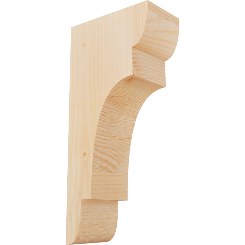 New Brighton Corbel, H 22 po x l 5,5 po x P 10 po, Sapin de Douglas, Lisse