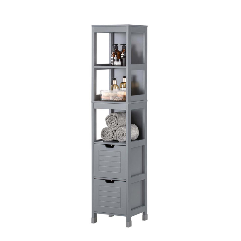 Aadhith Bathroom Cabinet, Grey