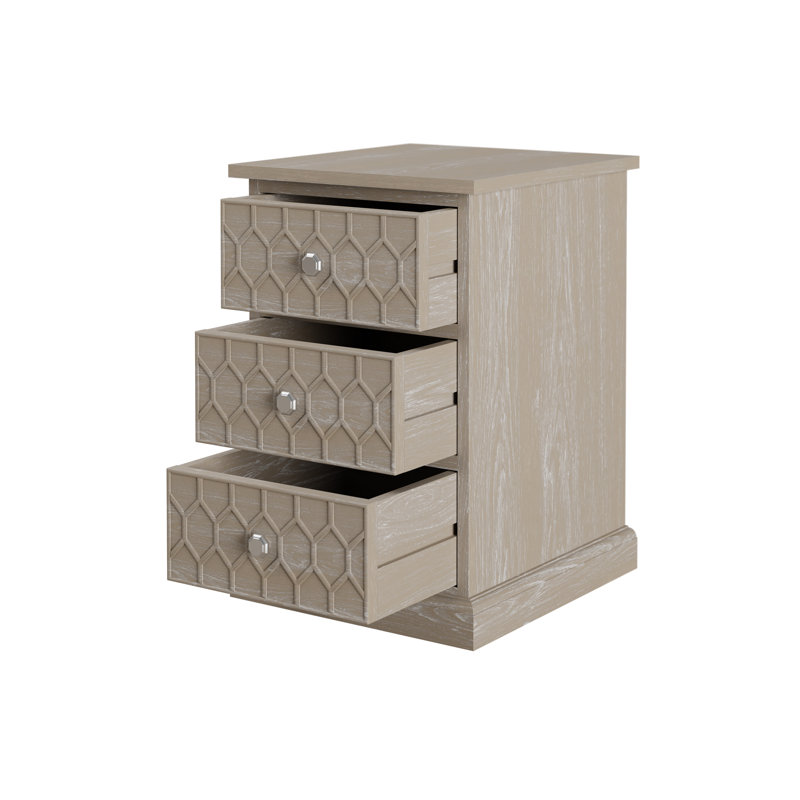 Gassville 40cm W Bedside Table