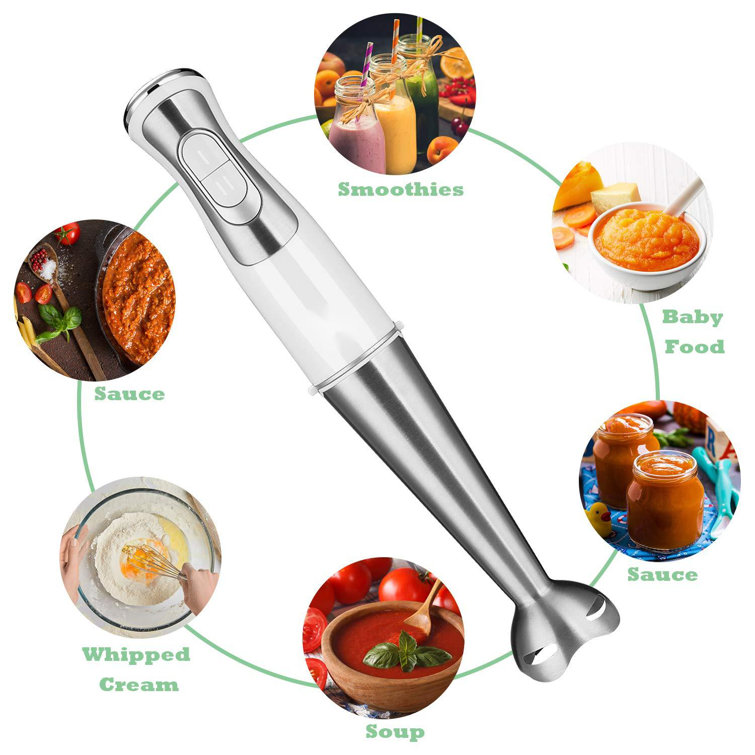 ColorLife 20 Speed Hand Immersion Blender with Travel Cup