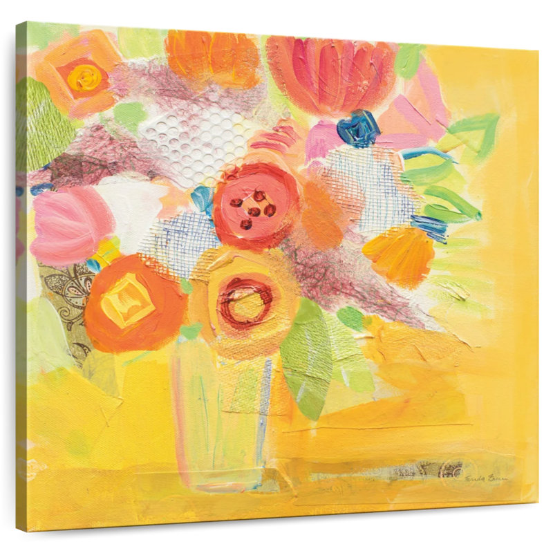 Harnek floral jaune brumeux