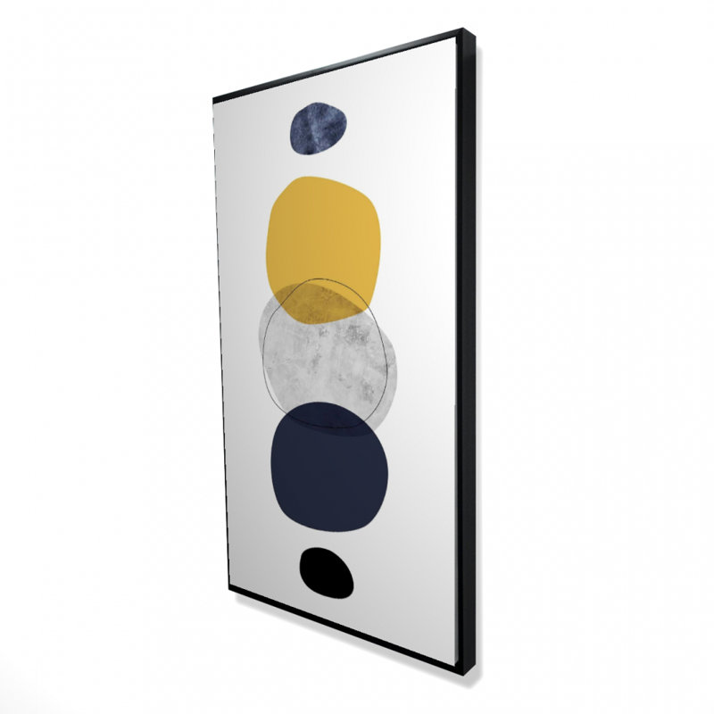 Spheres - 24"x48" Framed canvas