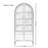 French Retro Arched Display Cabinet