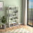 Furnish Home Store Wood Frame Etagere Open Back 6 Shelves Bookcase-1382192716