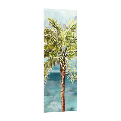Tropical Palm: Queen II - Wrapped Canvas Print -  Bay Isle Home™, E81B8D06F6BF43628BE65B9E75C168BA