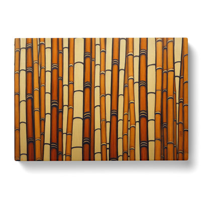 Bright Bamboo Forest - Wrapped Canvas
