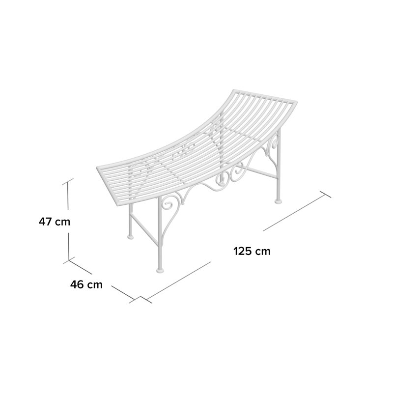 Metal Outdoor Bench