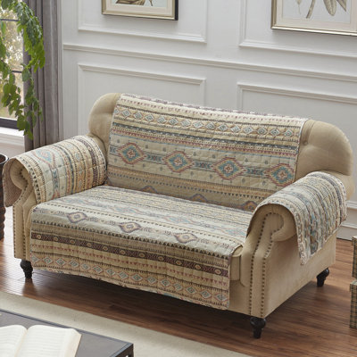 Phoenix Southwest Quilted Reversible Loveseat Slipcover
