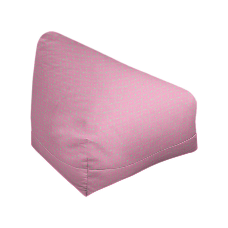 Sac de pois Kitterman, H 27 po x L 30 po x P 25 po, Housse de pouf, Rose / vert