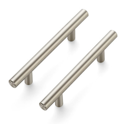 30 Pack 6 Inch Cabinet Pulls Brushed Nickel Stainless Steel Kitchen Cupboard Handles Cabinet Handles, 3.5 Inch Hole Center