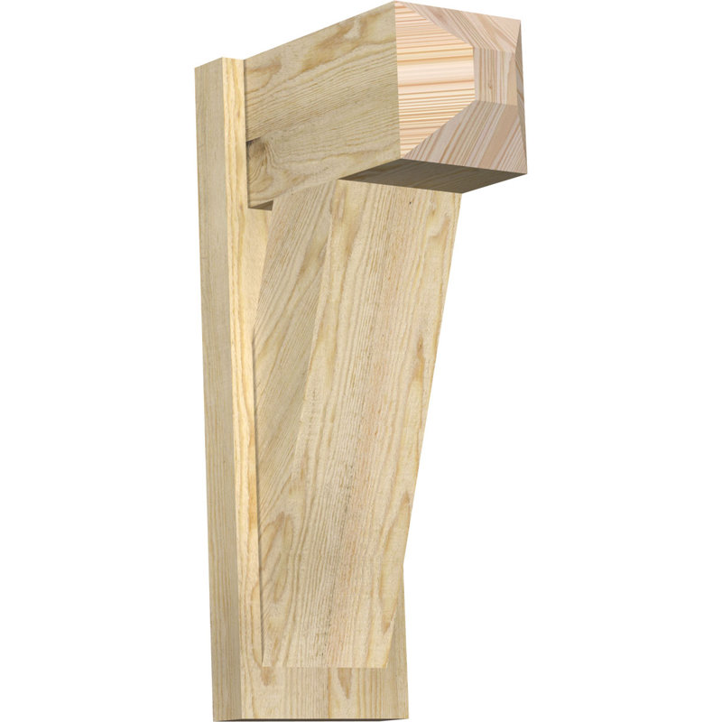 Artisan traditionnel en bois rustique, Sapin Douglas de 8 po (sciage brut), P 14 po x H 26 po