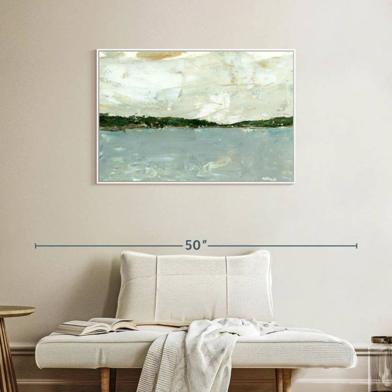 Panoramic Vista I, Floating Frame White, 37" X 25"