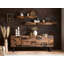 Quakertown Mango Solid Wood Floating Shelf with Reclaimed Wood-367762956