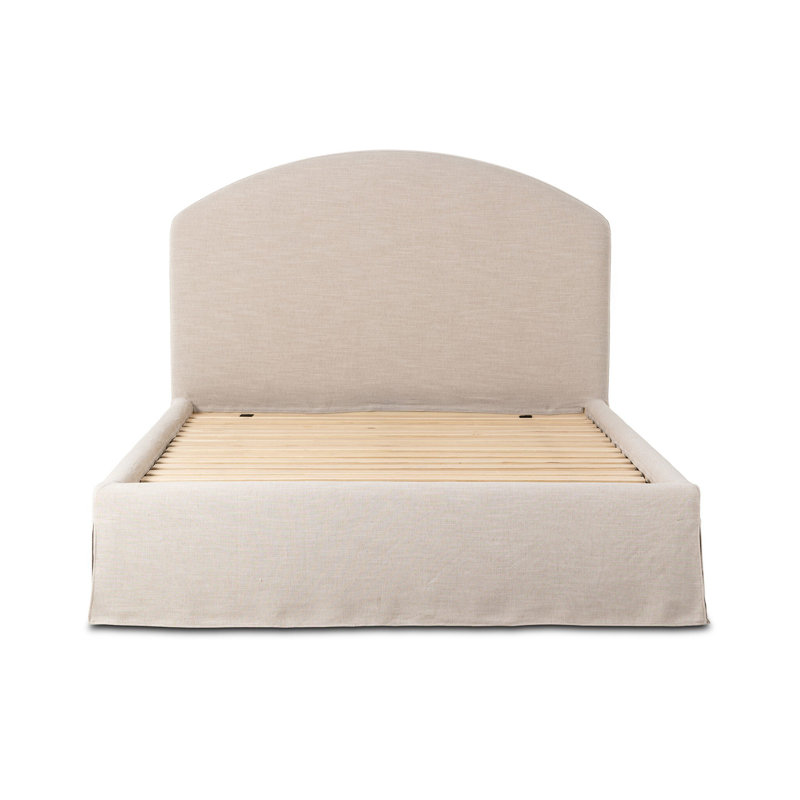 Oasley Slipcover Bed-Savoy Coffee-Queen, Savoy Parchment, King