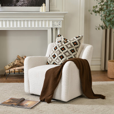 Fae Pine Swivel Armchair