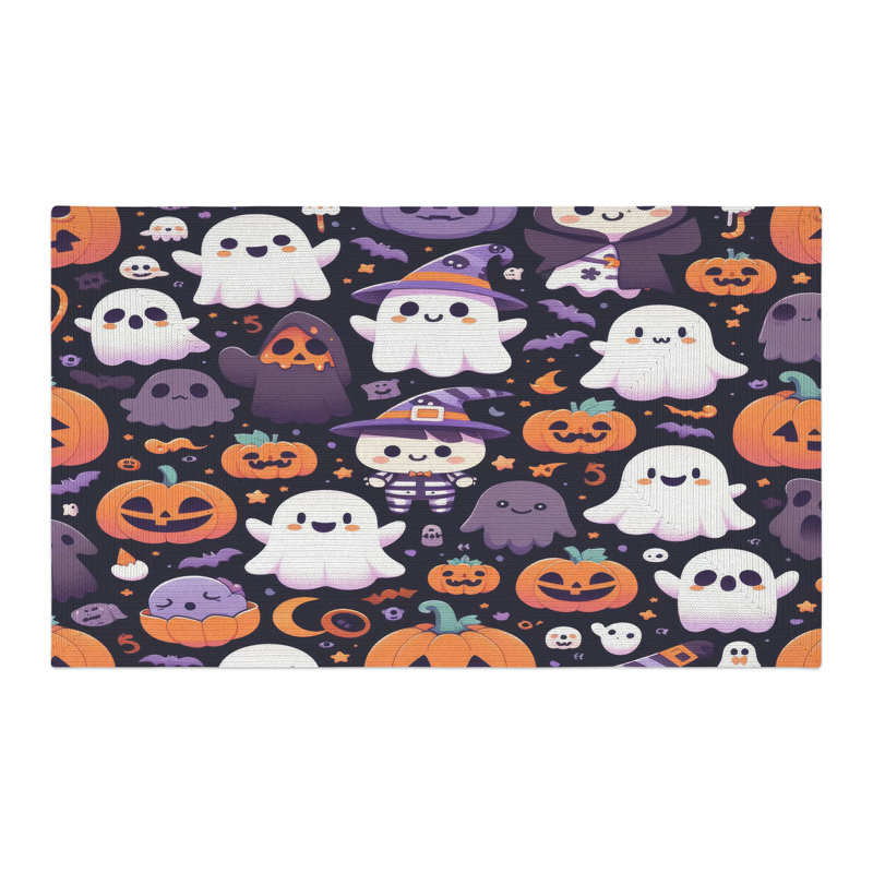 Tapis tressé Ghoul & Gourd, Rectangulaire 3 pi x 5 pi