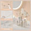 Organisateur de comptoir de salle de bain, rangement à 2 niveaux, organisateur de maquillage d'angle en acrylique transparent (transparent)