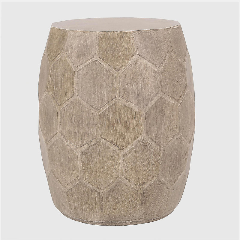 Table d'appoint d'extérieur en béton léger