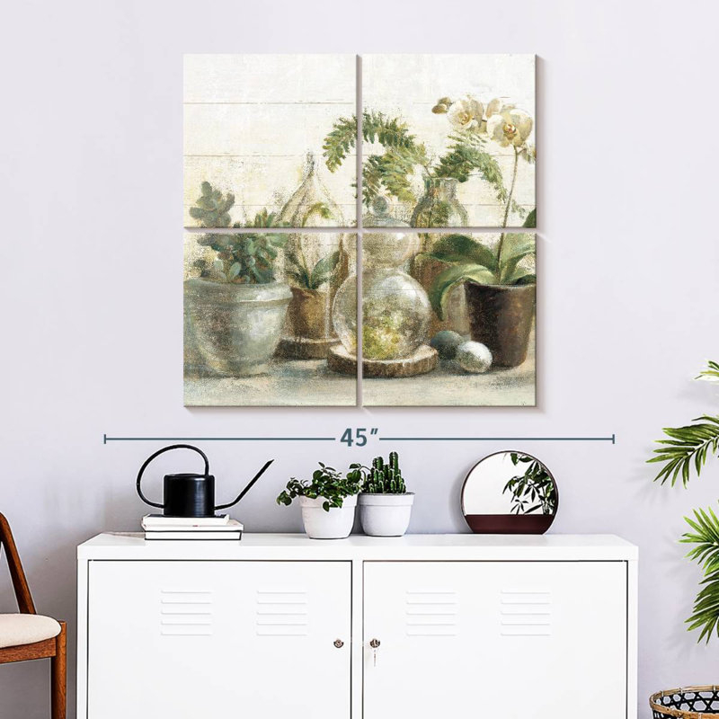 Harnek Greenhouse Orchids IV, 32" H x 32" W