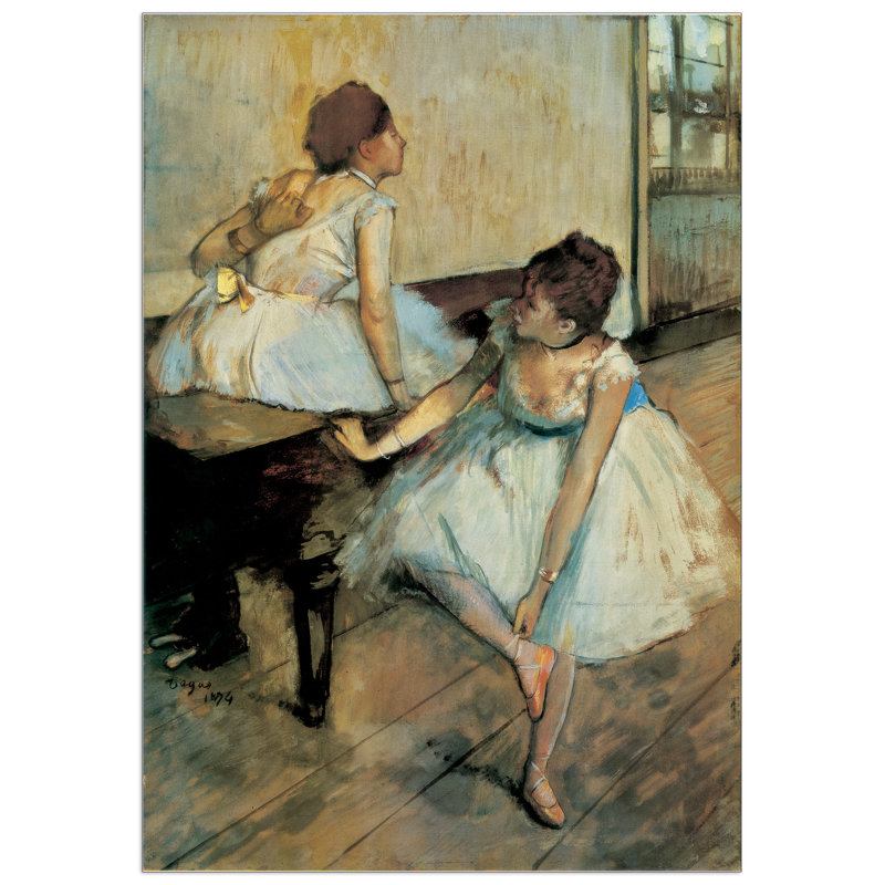 Edgar Degas - No Frame Print on Wood, 100cm H x 69cm W x 1.8cm D