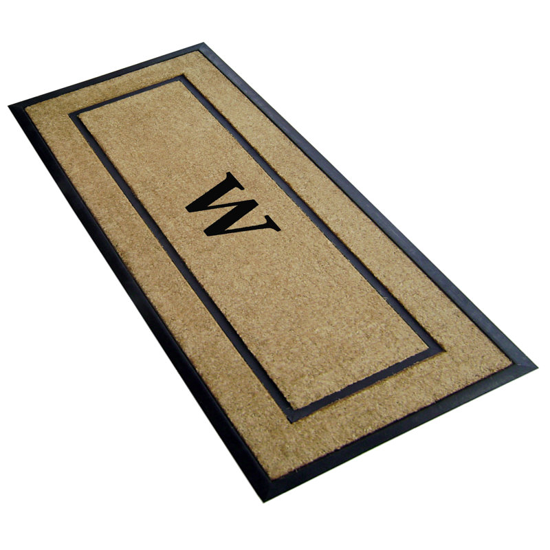 Tapis de porte antidérapant pour l'extérieur, L 24 po x L 57 po, W