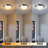 11.5 In. Modern Satin Nickel Selectable 3 Cct Dimmable Integrated Led Flush Mount For Kitchens Or Bedrooms-43832926