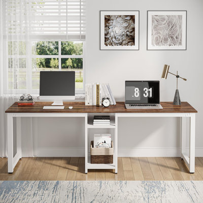 Metal Base Computer Desk