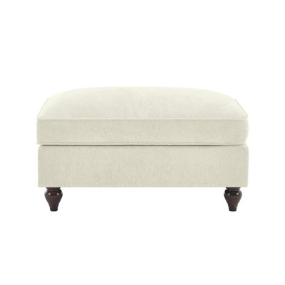 Ottoman Chenille -Beige+White