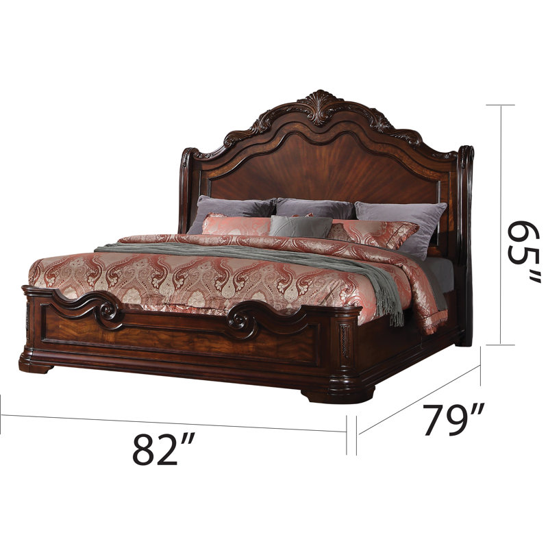Windsor Crest Traditional 4-Piece Bedroom Set, King