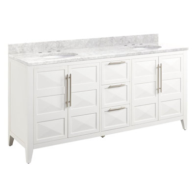 72" Holmesdale Vanity with Undermount Sinks