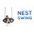 Nest Swing - Green, Steel Frame, 200lbs Weight Limit-28939477